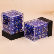 Blue Pearl 12mm pips dice 